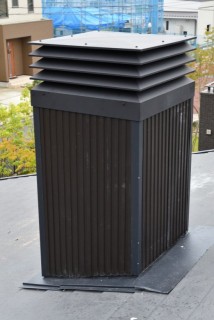 チムニー（煙突囲い）作成工事の画像