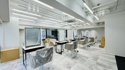 葛飾区　美容室　電気・空調設備工事の画像