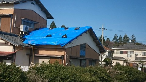 千葉復興支援 屋根補修の画像