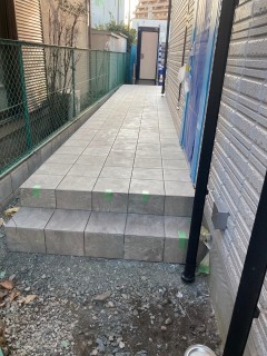 群馬県前橋市 〇〇邸 タイル工事の画像
