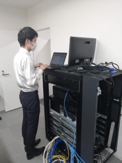東京都 某史料館様 サーバ・UTM(FortiGate)移設工事の画像