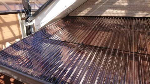 横浜市戸塚区　波板交換工事の画像