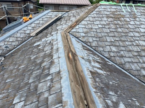 横浜市瀬谷区　貫板交換工事の画像