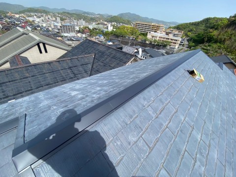 棟板金下地交換の画像