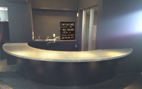 カフェバーカウンターの画像