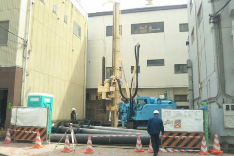 地盤調査・基礎杭の施工の画像