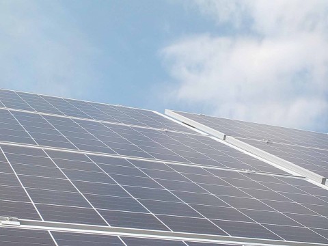 太陽光発電所建設工事の画像