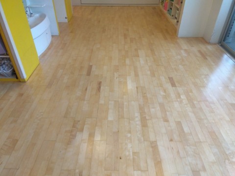 フローリングのダストフリーサンディングリノベーションの画像
