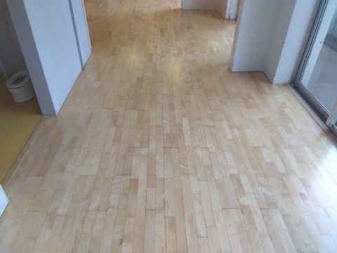 フローリングのダストフリーサンディングリノベーションの画像