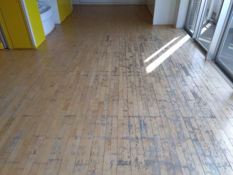 フローリングのダストフリーサンディングリノベーションの画像