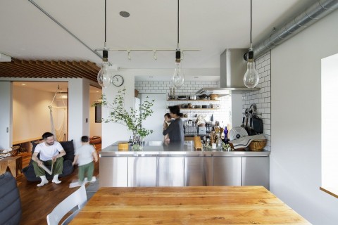 アンティーク×都会MIXインテリアの画像