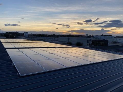 埼玉県　K社物流倉庫_太陽光発電設備新築工事の画像