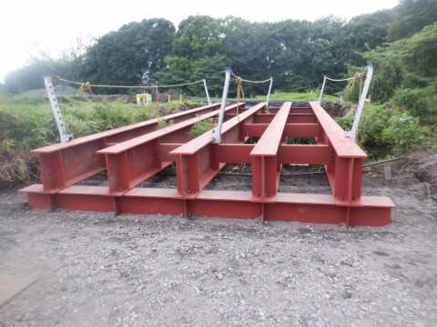 大日本土木（株）様　　王子マテリア社　粕置場　架橋工事の画像