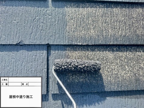 東京都｜戸建て屋根塗装工事（パーフェクトベスト使用）の画像