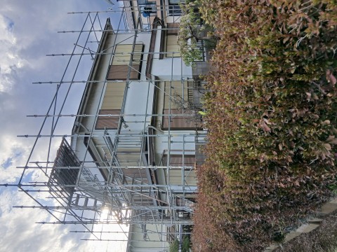 塗り替え足場工事の画像