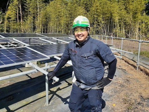 千葉県　太陽光発電所パネルリニューアル工事の画像