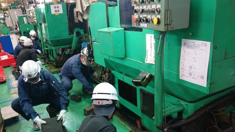 某工場様　3～6ｔの工作機械移設作業　7台の画像