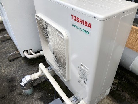 神奈川県　美容室　エアコン入替工事の画像