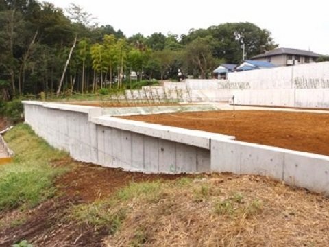 RC擁壁の画像