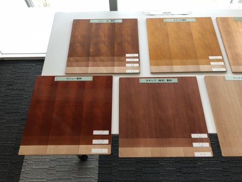 塗装見本板　の画像