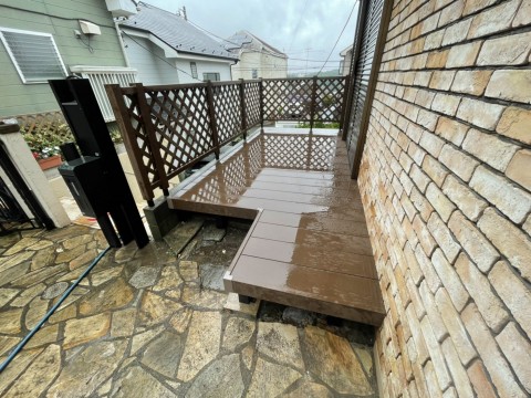 神奈川県　K様邸ウッドデッキ工事の画像