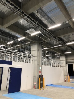 千葉県 某物流センター新築工事:空調設備工事の画像
