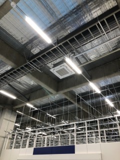 千葉県 某物流センター新築工事:空調設備工事の画像