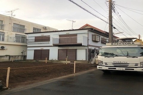 神奈川県海老名市　鉄骨造解体工事の画像