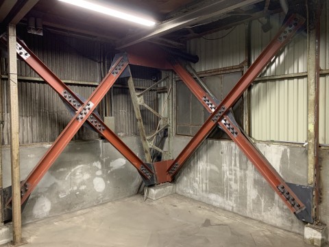 大阪府泉南市　某工場内耐震補強工事の画像