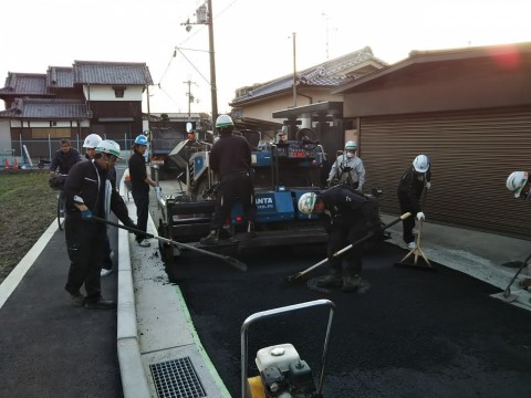 道路整備工事②の画像