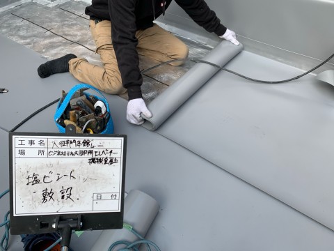 奈良市　ビジネスホテル屋上の画像