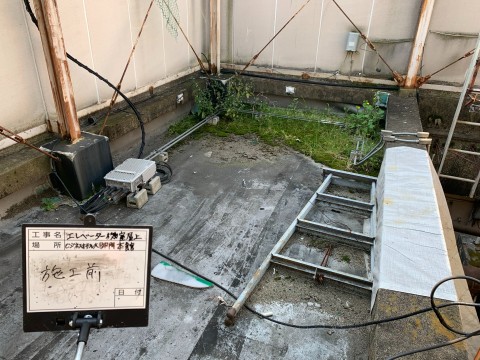 奈良市　ビジネスホテル屋上の画像