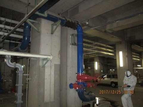 ２０１７年度トライドジャパン様　砂町水再生センター３次処理水配管工事の画像