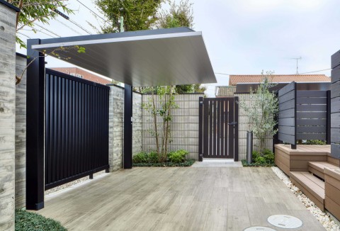 東京都新築外構工事Aの画像