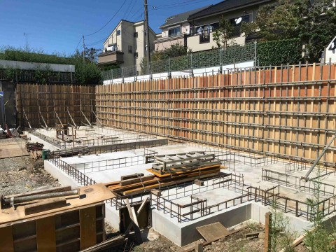 東京都住宅基礎工事【新築2棟現場】の画像
