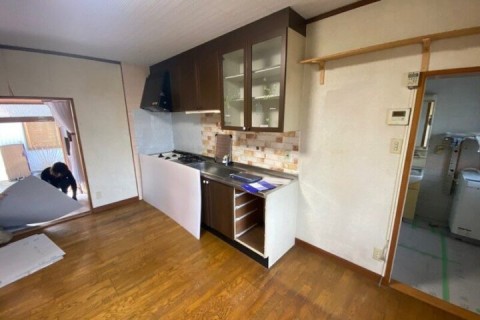 三重県四日市市｜在来風呂・キッチンの解体の画像