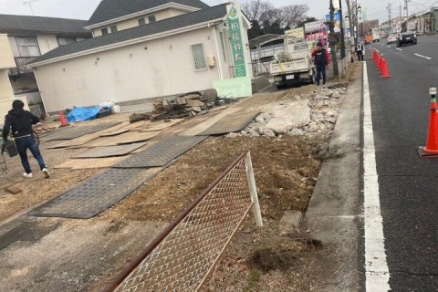 【326万円】愛知県春日井市｜乗入れ工事申請工事と塗装工事の施工事例の画像