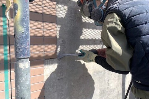 【12万1千円】愛知県名古屋市｜某内科外壁解体工事の施工事例の画像