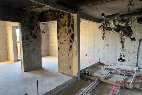 【70万円】愛知県小牧市｜マンション火災現場の内装解体工事の画像