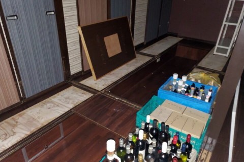 愛知県　名古屋市　中央区　店舗ビルの退去に伴う残置物撤去工事の画像