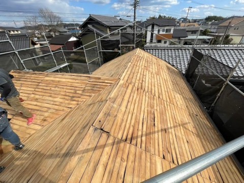 【92万4千円】愛知県豊田市｜瓦降ろしと内装解体の画像