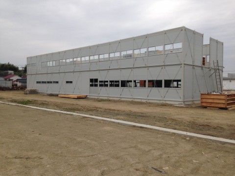 仮設プレハブ工事の画像