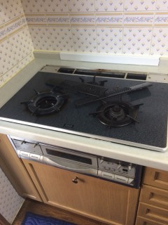 ガスコンロ交換工事の画像