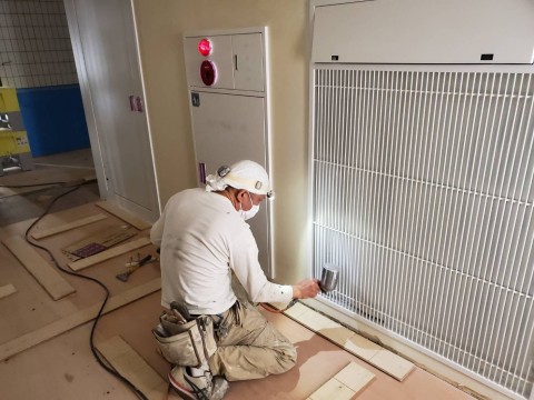 港区 吹付塗装の画像