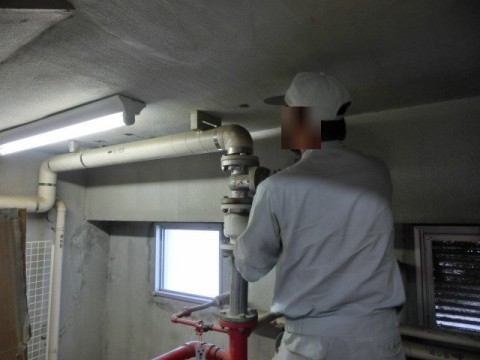 神奈川県　建物改修における屋内消火栓配管移設の画像