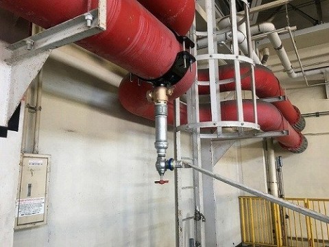 神奈川県　大規模改修工事に伴う泡消火薬剤抜取りの画像