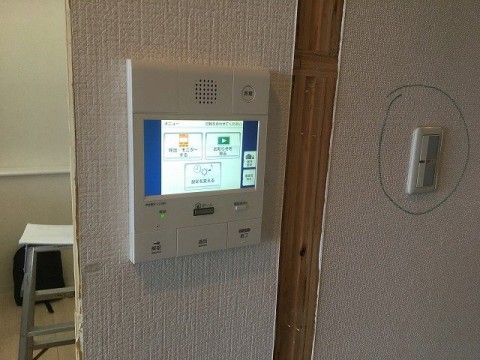 埼玉県　リフォーム工事に伴うインターホン移設　※共同住宅用自動火災報知設備連動の画像