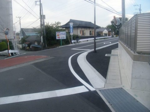 三島富士線　道路改築の画像