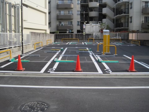 兵庫県 芦屋市   M社様 コインパーキング新規開設工事の画像