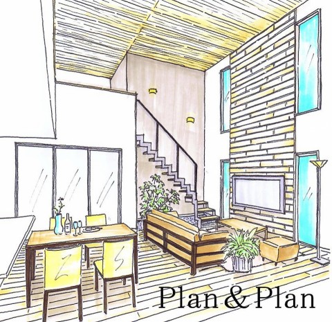 パーススケッチの画像